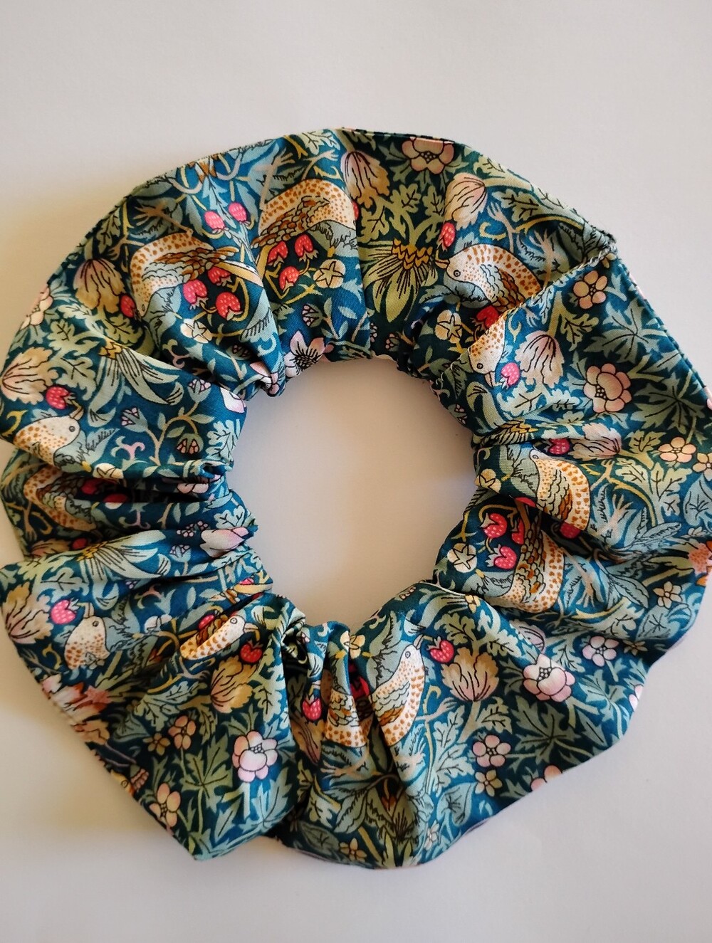 Liberty of London Scrunchie Strawberry Thief William Morris Classic Bespoke